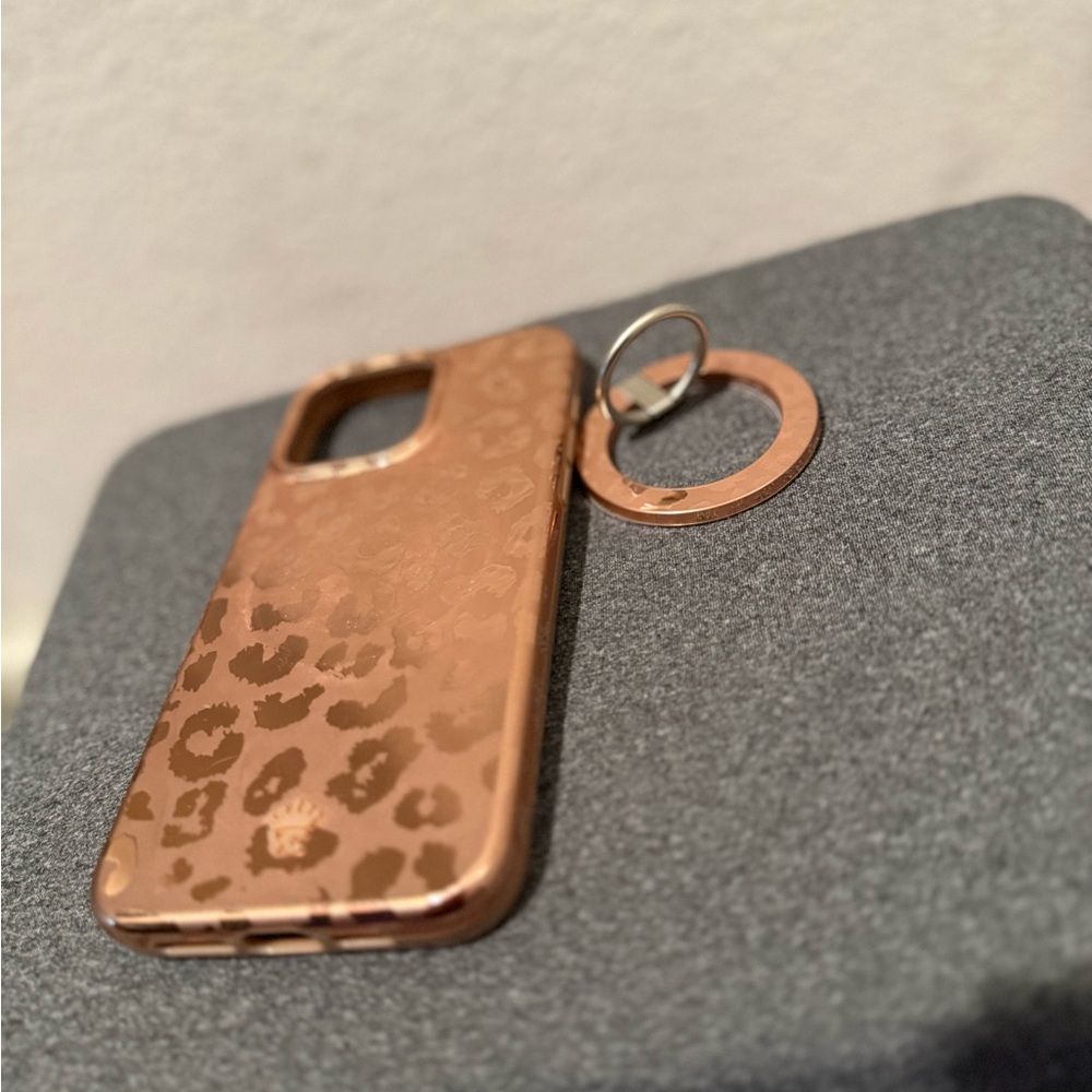 iPhone 15 pro max Velvet Caviar Gold Phone Case Sleek Design Durable Protection - Picture 3 of 3